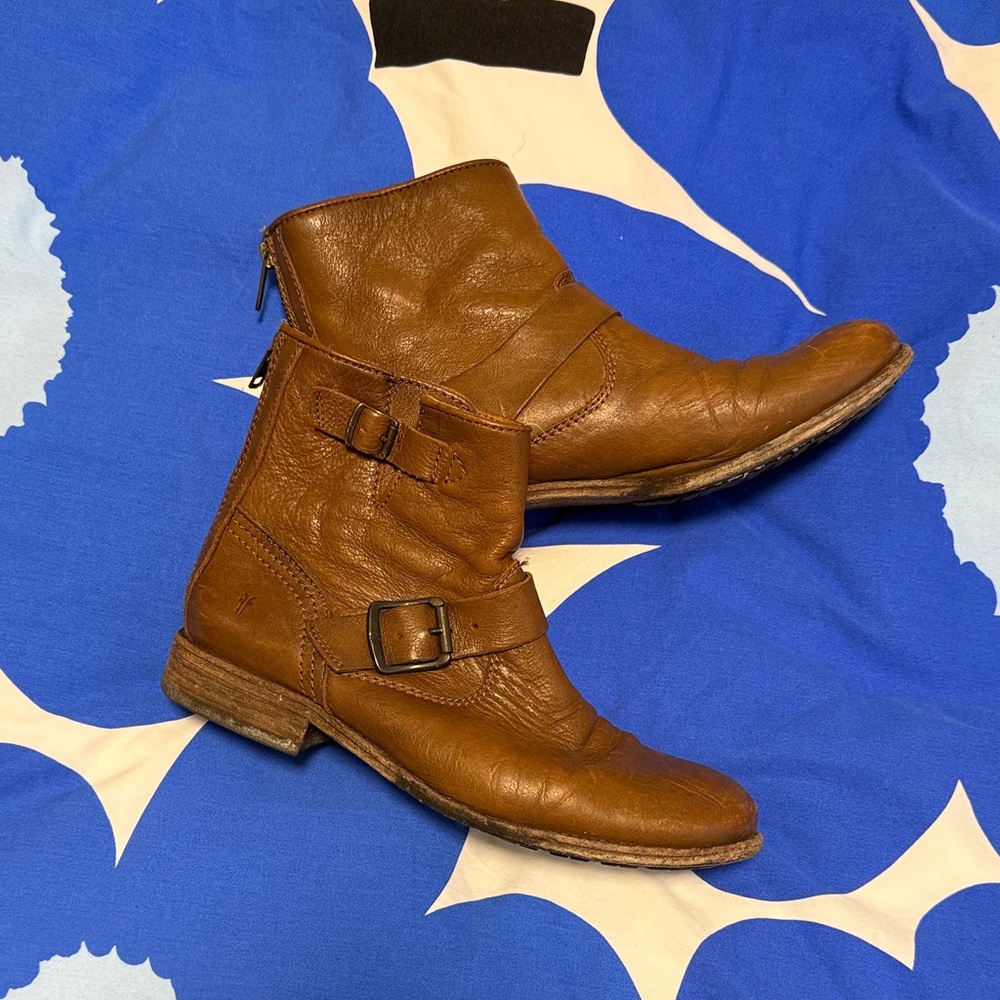 Frye moto boots